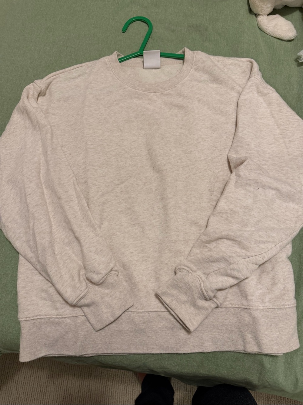 Classic Crewneck Women’s Sweater in Light Heather